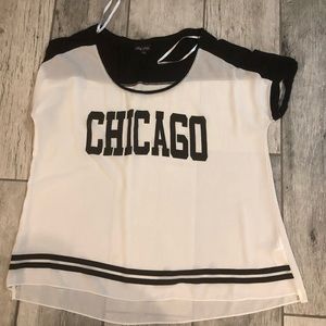 City Chic sheer shirt